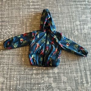 H&M toddler Marvel windbreaker/rain jacket